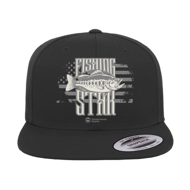 Fishing Star Flat Bill Cap
